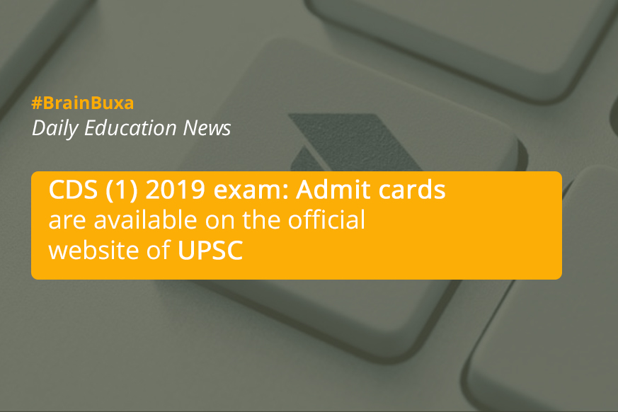 Image of CDS (1) 2019 exam: Admit cards are available on the official website of UPSC | Education News Photo