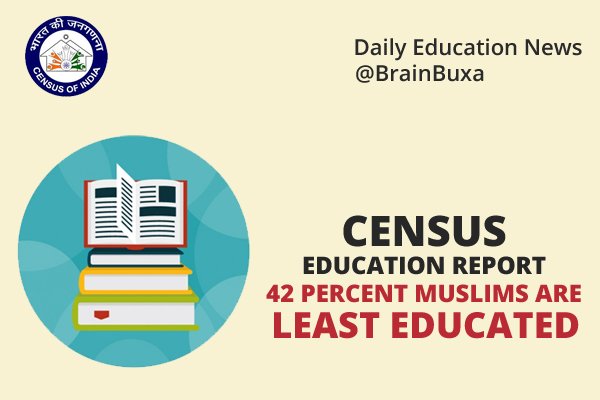 Census education report: 42 percent Muslims are least educated