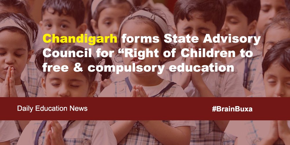 Chandigarh forms State Advisory Council for “Right of Children to free & compulsory education