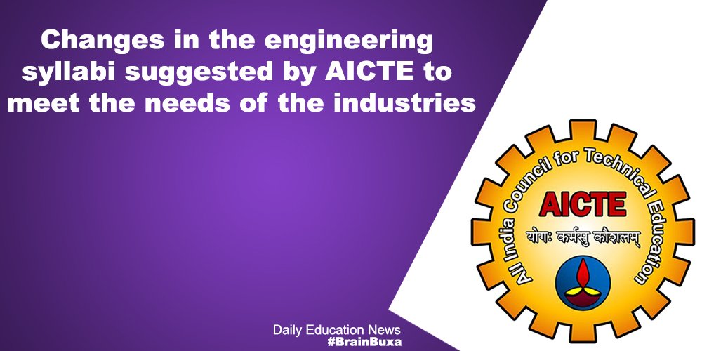 Changes in the engineering syllabi suggested by AICTE to meet the needs of the industries