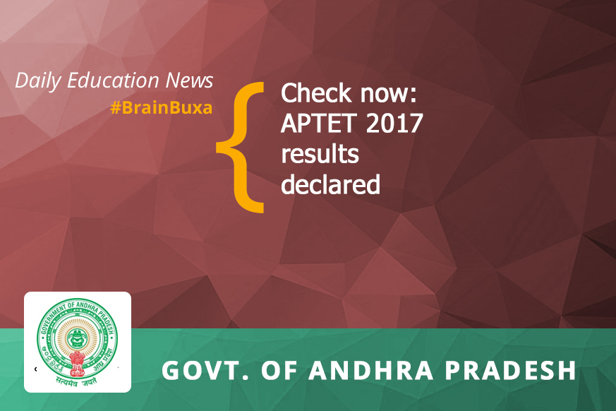 Check now: APTET 2017 results declared