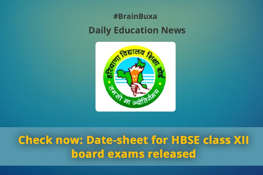 Check now: Date-sheet for HBSE class XII board exams released