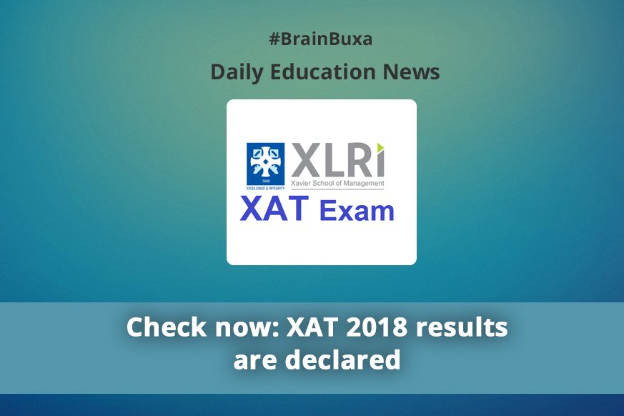 Check now: XAT 2018 results are declared