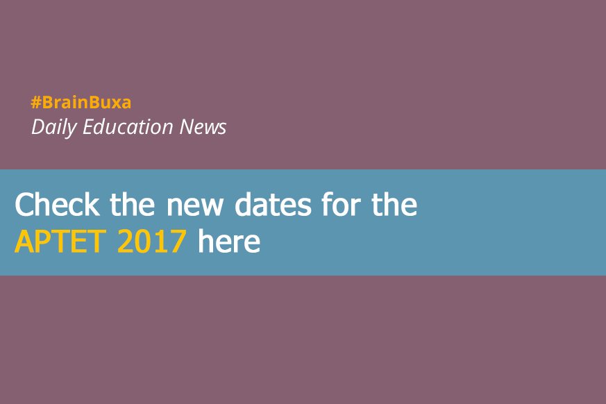 Image of Check the new dates for the APTET 2017 here | Education News Photo