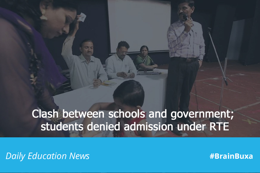 Clash between schools and government; students denied admission under RTE