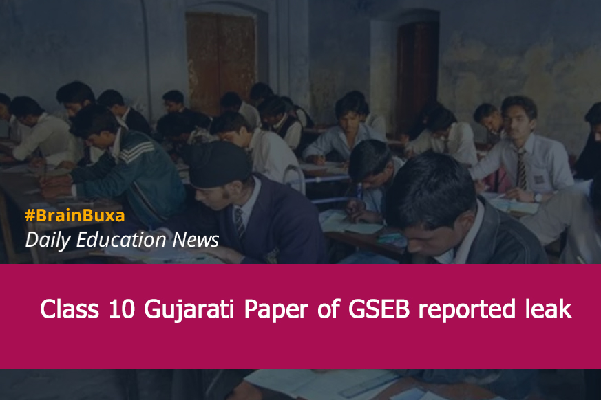 Class 10 Gujarati Paper of GSEB reported leak