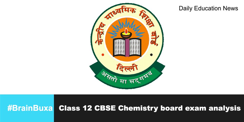 Class 12 CBSE Chemistry board exam analysis