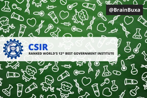 CSIR Ranked World's 12th Best Government Institute