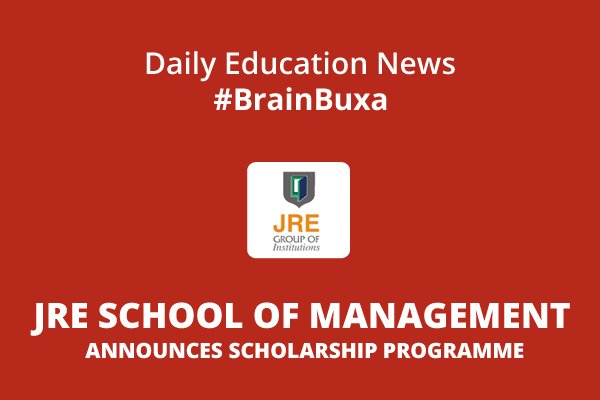 Image of JRE School of Management announces scholarship programme | Education News Photo