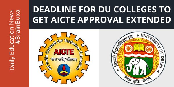 Image of Deadline for DU colleges to get AICTE approval extended | Education News Photo