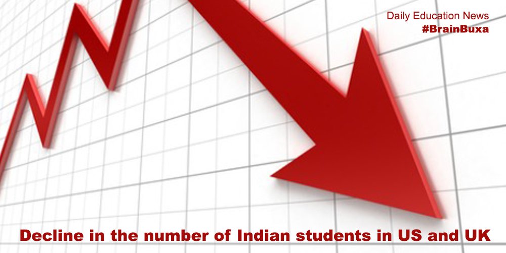 Decline in the number of Indian students in US and UK