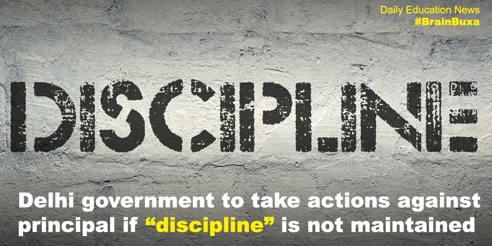 Delhi government to take actions against principal if “discipline” is not maintained