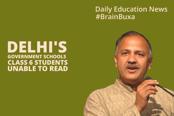 Delhi's GovernmentSchools: Class 6 Students Unable to Read