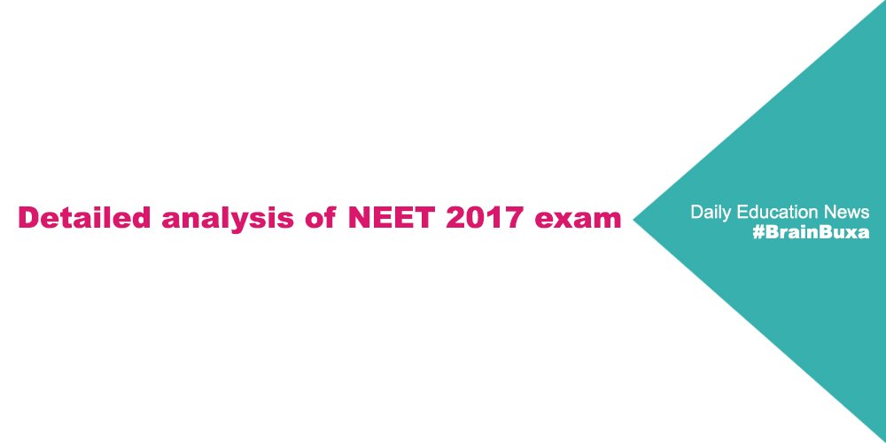 Detailed analysis of NEET 2017 exam