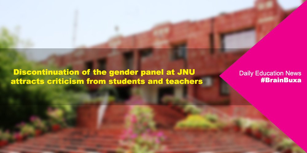 Discontinuation of the gender panel at JNU attracts criticism from students and teachers