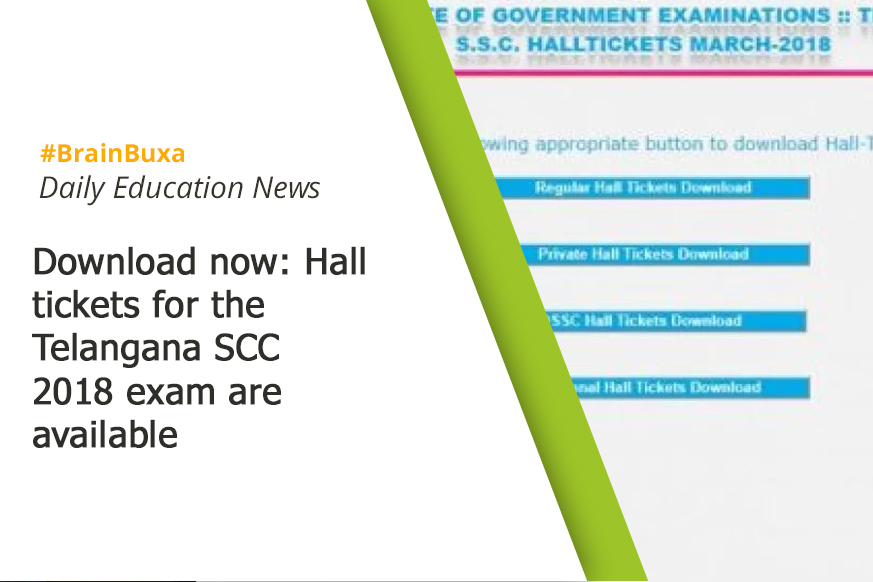 Image of Download now: Hall tickets for the Telangana SCC 2018 exam are available | Education News Photo