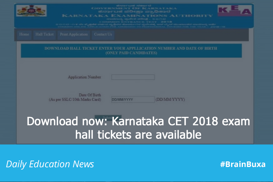 Download now: Karnataka CET 2018 exam hall tickets are available