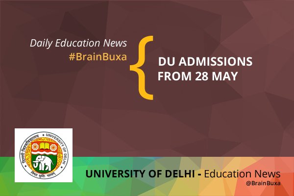 Image of DU admissions from 28 May | Education News Photo