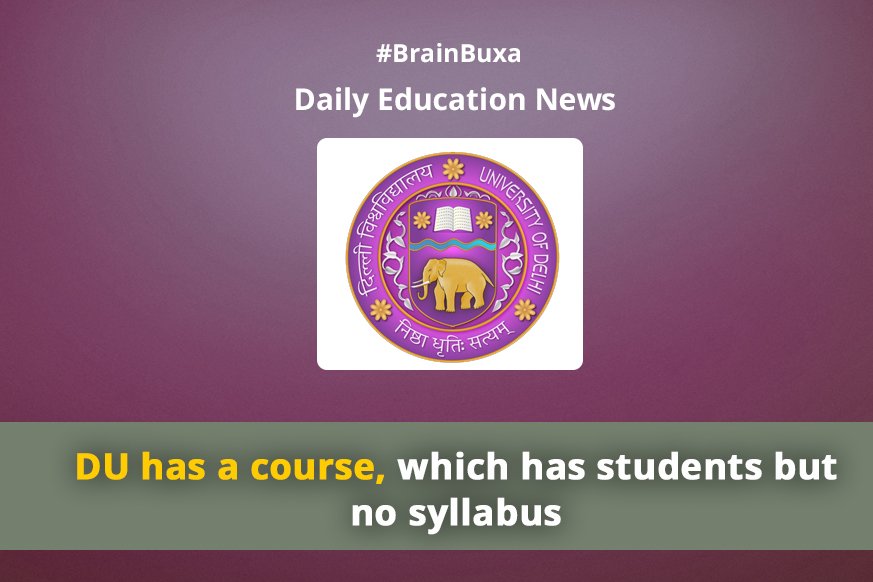 DU has a course, which has students but no syllabus