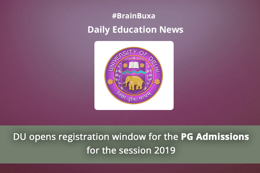 Image of DU opens registration window for the PG Admissions for the session 2019 | Education News Photo