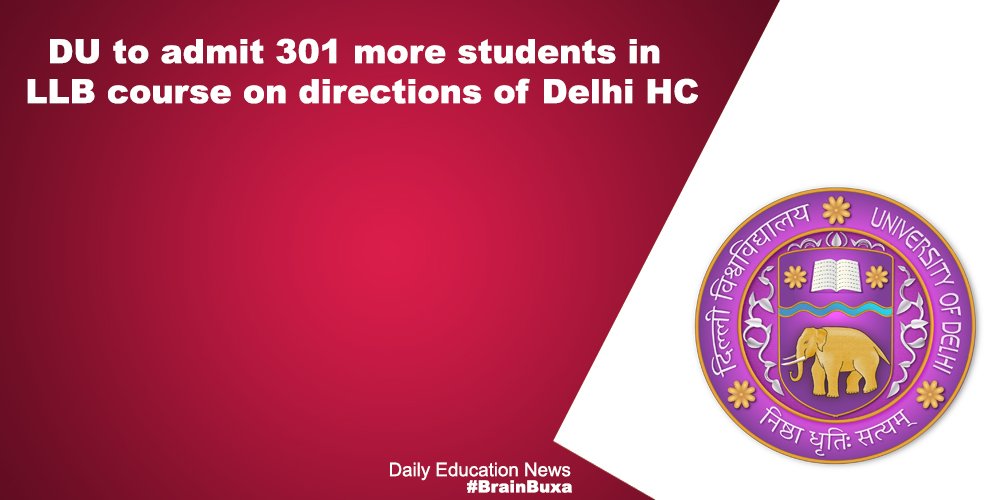 DU to admit 301 more students in LLB course on directions of Delhi HC