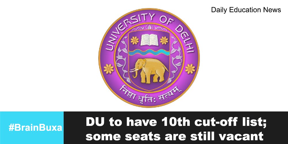 DU to have 10th cut-off list; some seats are still vacant