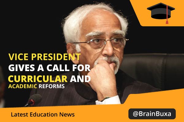 Vice President gives a call for curricular and academic reforms