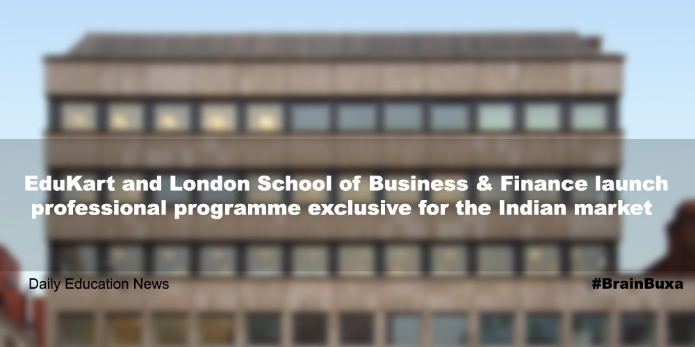 EduKart and London School of Business & Finance launch professional programme exclusive for the Indian market