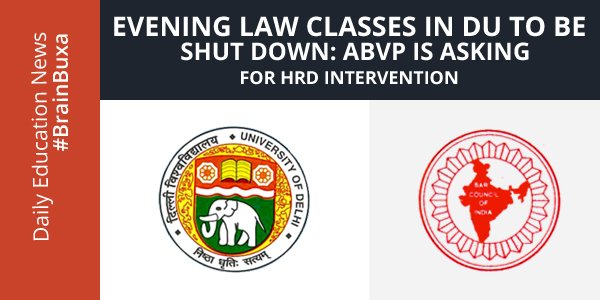 Evening Law Classes in DU to be Shut Down: ABVP is Asking for HRD Intervention