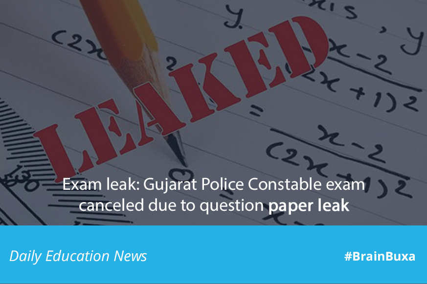 Exam leak: Gujarat Police Constable exam canceled due to question paper leak