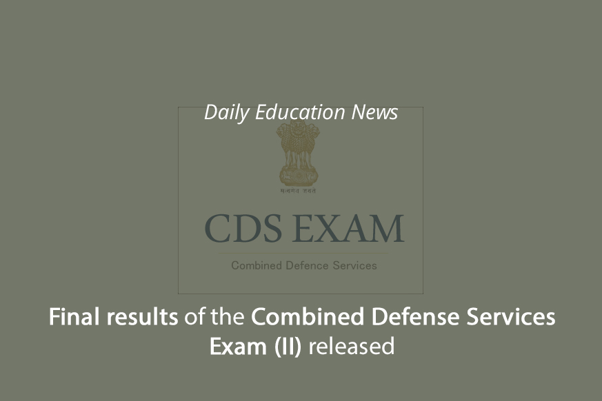 Image of Final results of the Combined Defense Services Exam (II) released | Education News Photo