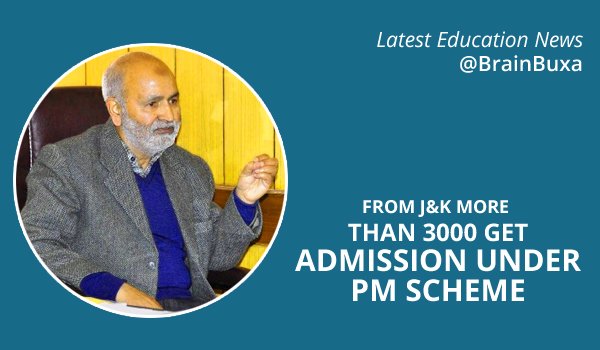 From J&K more than 3000 get Admission under PM Scheme