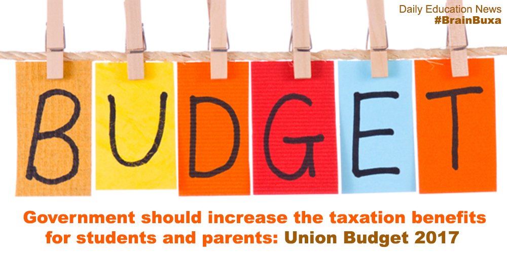 Image of Government should increase the taxation benefits for students and parents: Union Budget 2017 | Education News Photo