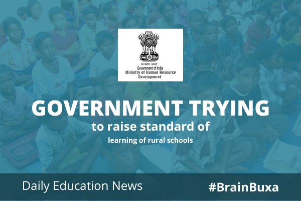 Government trying to raise standard of learning of rural schools