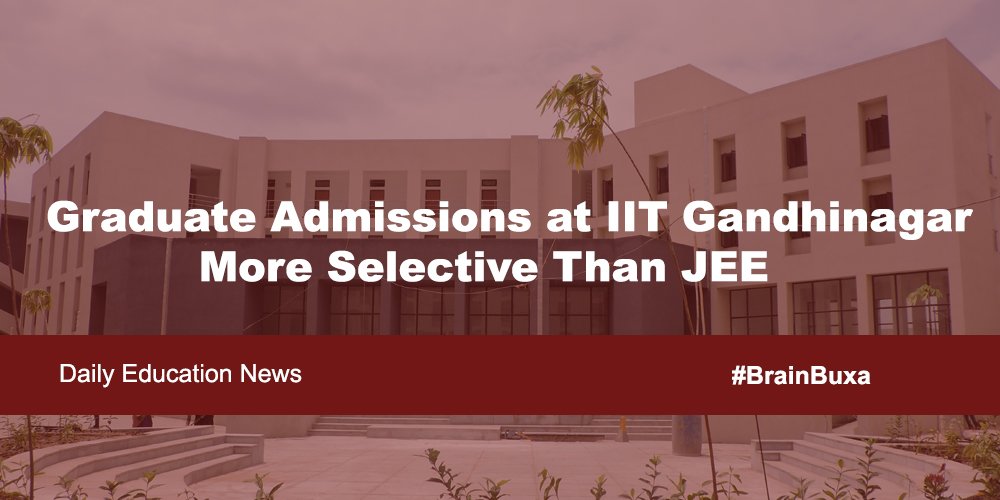 Image of Graduate Admissions at IIT Gandhinagar More Selective Than JEE | Education News Photo