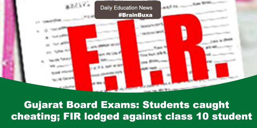 Gujarat Board Exams: Students caught cheating; FIR lodged against class 10 student