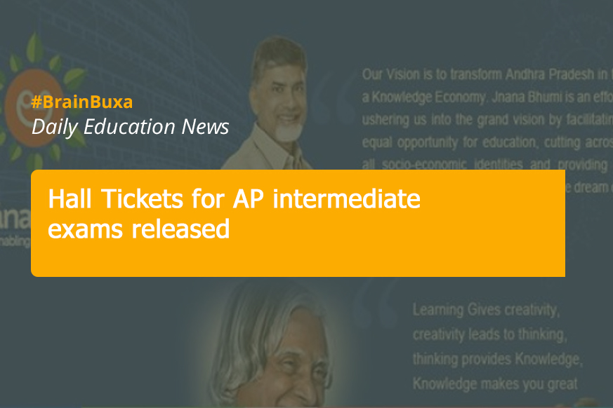 Hall Tickets for AP intermediate exams released