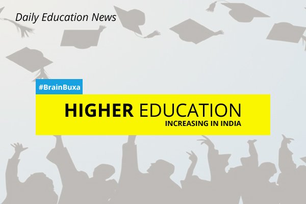 Higher education increasing in India