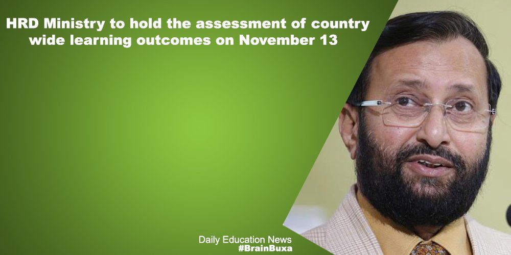 HRD Ministry to hold the assessment of country wide learning outcomes on November 13