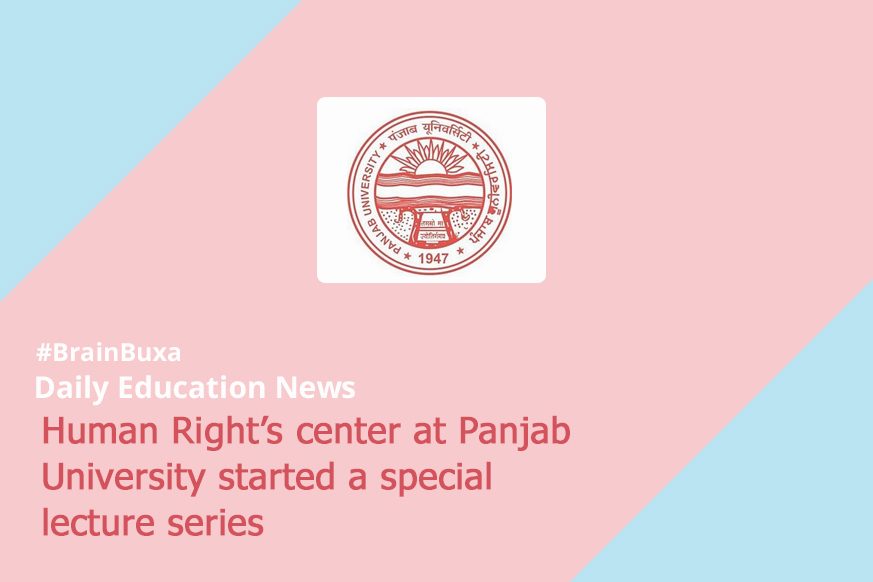 Human Right’s center at Panjab University started a special lecture series