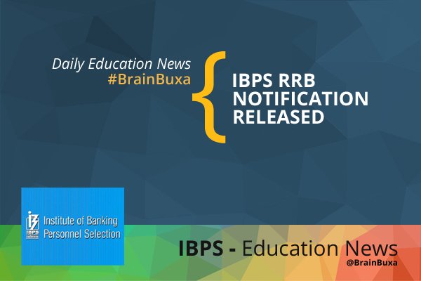 IBPS RRB  notification released