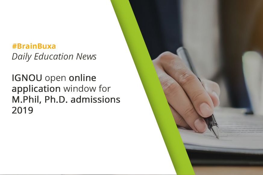 Image of IGNOU open online application window for M.Phil, Ph.D. admissions 2019 | Education News Photo