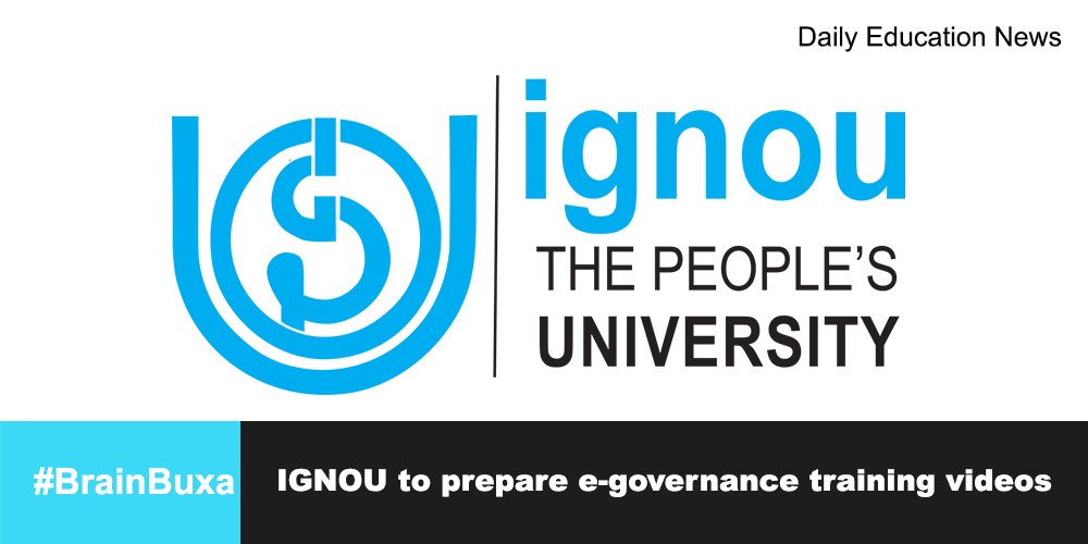 IGNOU to prepare e-governance training videos