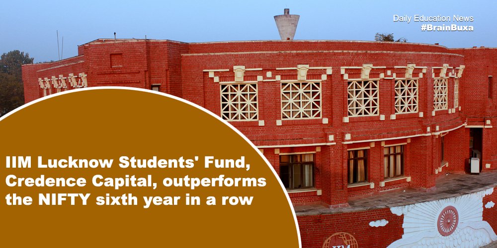 IIM Lucknow Students' Fund, Credence Capital, outperforms the NIFTY sixth year in a row