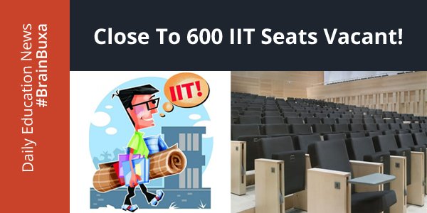 Image of Close to 600 IIT seats vacant! | Education News Photo