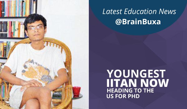 Youngest IITan now heading to the US for PhD