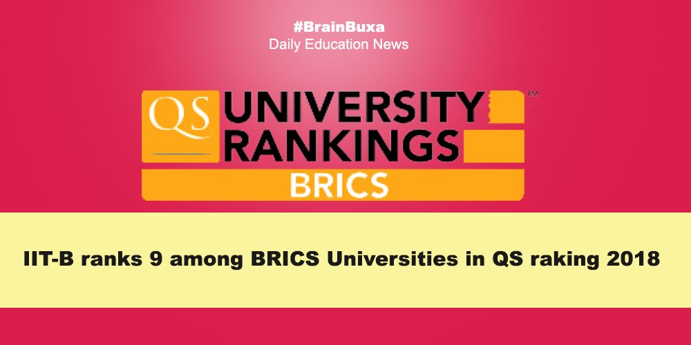 IIT-B ranks 9 among BRICS Universities in QS raking 2018