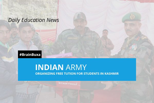 Indian Army organizing free tuition for students in Kashmir