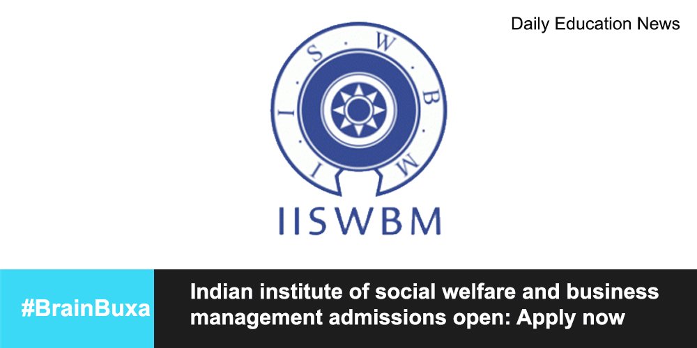 Indian institute of social welfare and business management admissions open: Apply now