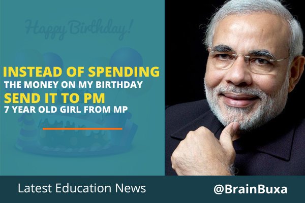 Instead of spending the money on my birthday send it to PM: 7 year old girl from MP